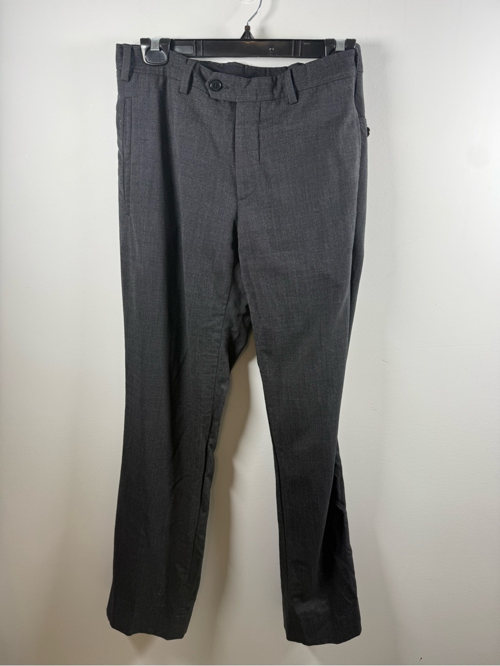 PRADA | Charcoal Wool Trousers Size 48S (US 32 Waist)